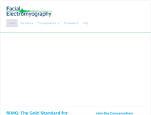 Tablet Screenshot of facialemg.com